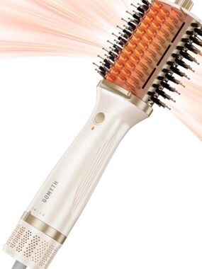 GOMYTH Upgraded 5-In-1 Blow Dryer Brush With Heated Comb - Volumizer Hair Dryer